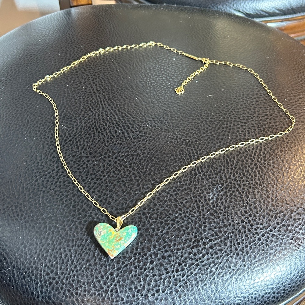 Kendra Scott Gold Heart Pendant Necklace